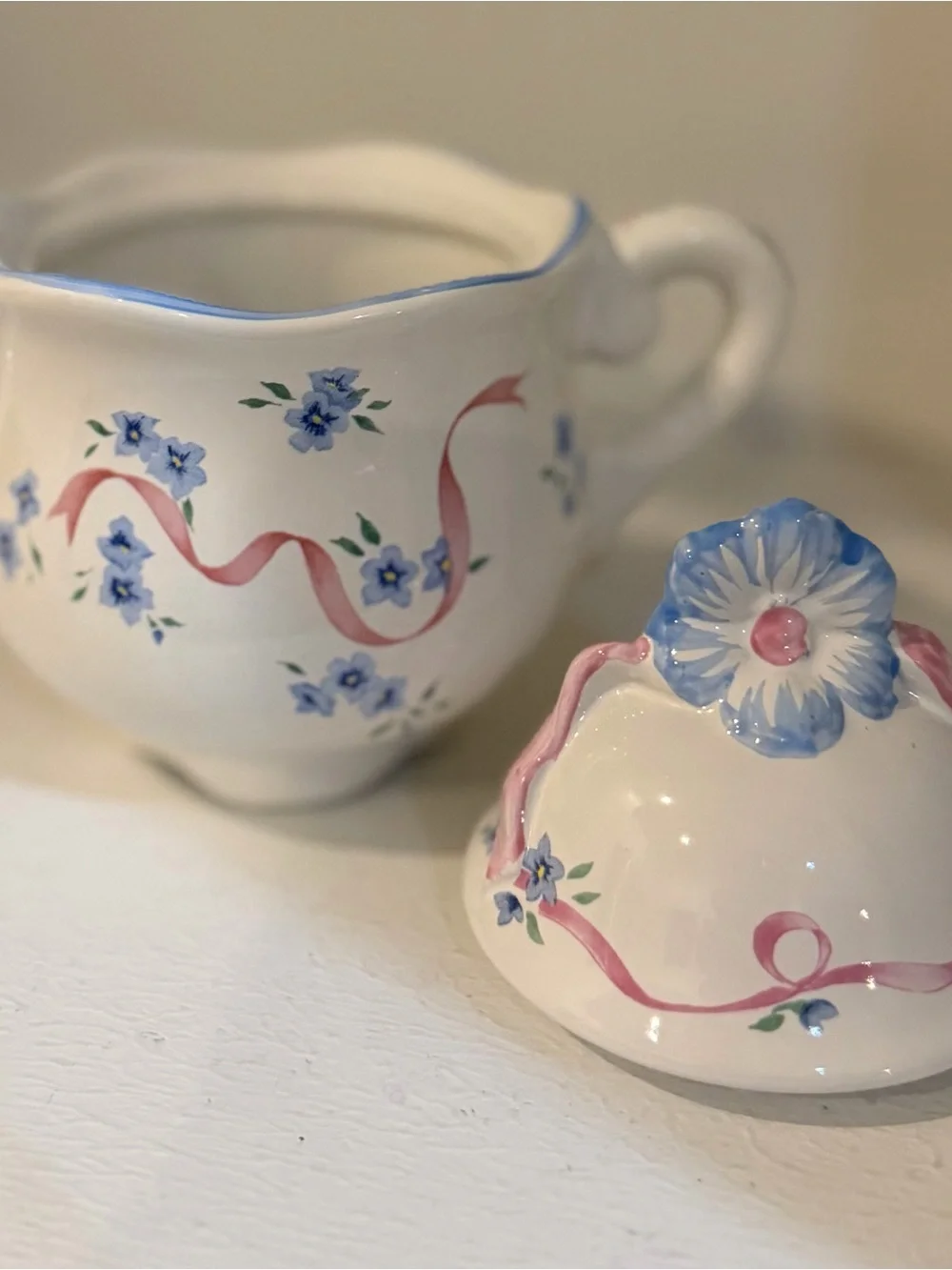 Vintage PORTA Raul Da Bernarda Portugal JESSICA Sugar Bowl Lynn Hollyn - Lidded